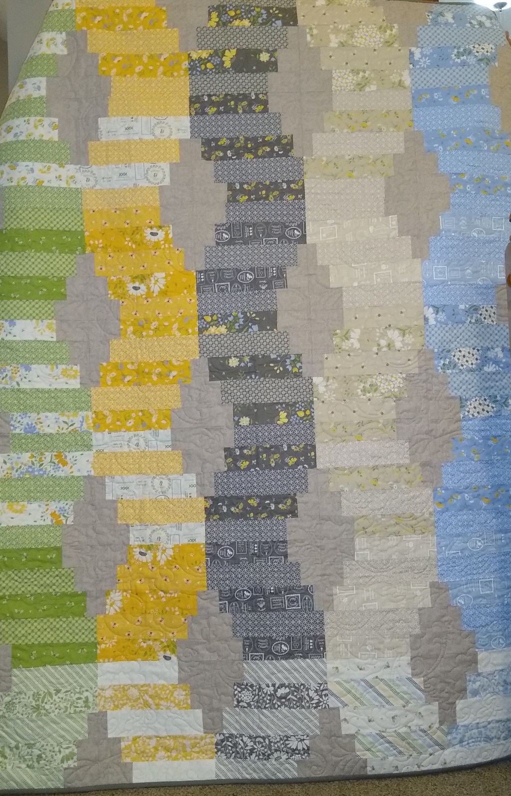 first finished quilt